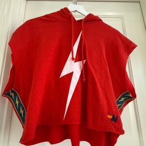 Aviator Nation Red sweatsuit, Size XS, both pieces NWT